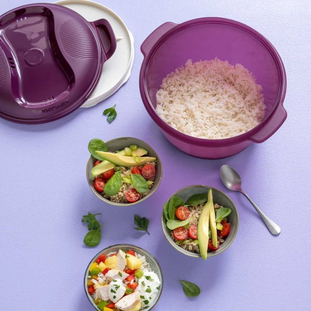 Tupperware Microwave Rice Cooker - Excellent Used Condition! - Picture 8 of 16